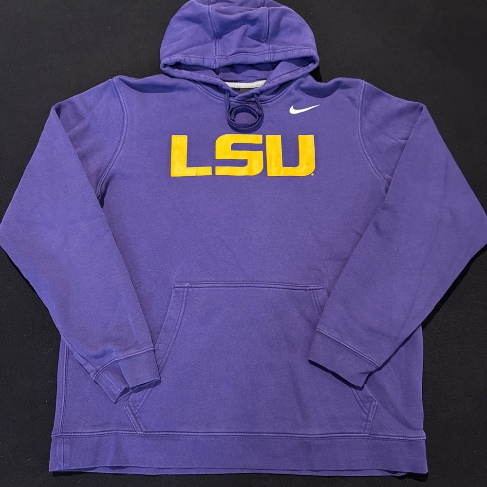 LSU Tigers Nike Hoodie Purple Mens Size XL